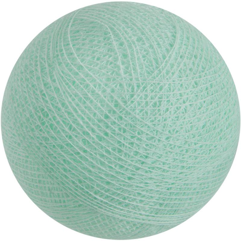 boule tissée pour guirlande Premium menthe - Boules Tissées Premium - La Case de Cousin Paul