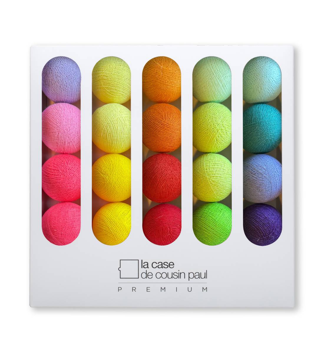 Guirnalda Premium de 20 LED - multicolore - Estuches Premium - La Case de Cousin Paul