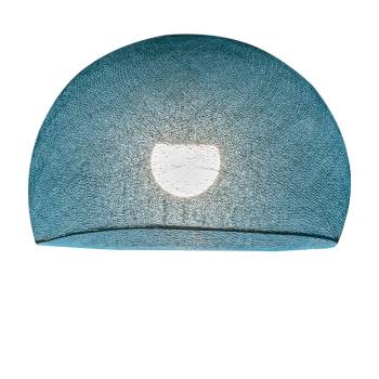 Koepellampen pauw blauw Ø67cm - Gerefurbisht - Gerenoveerd - La Case de Cousin Paul