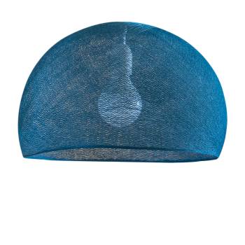 Abat-jour Coupole Bleu Paon Ø67cm - Reconditionné - Les reconditionnés - La Case de Cousin Paul