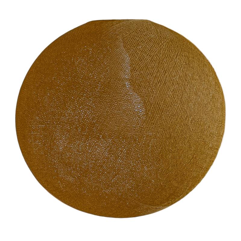 Abat-jour Globe Tabac Ø31cm - Reconditionné - Les reconditionnés - La Case de Cousin Paul