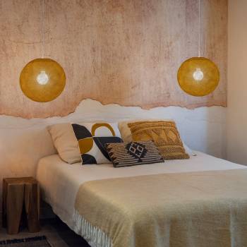 Ballampen tabak Ø31cm - Gerefurbisht - Gerenoveerd - La Case de Cousin Paul