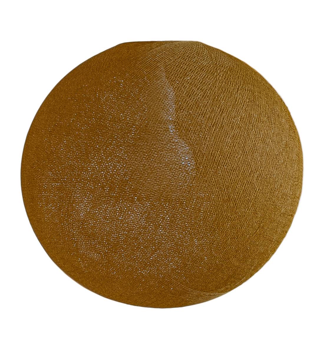 Abat-jour Globe Tabac Ø50cm - Reconditionné - Les reconditionnés - La Case de Cousin Paul