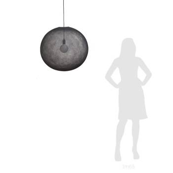 Ballampen Antraciet Ø67cm - Gerefurbisht - Gerenoveerd - La Case de Cousin Paul