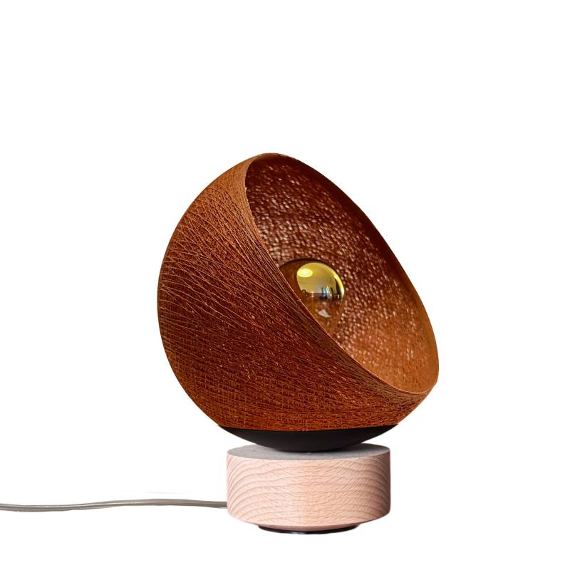 Bebop, verstelbare tafellamp met ballampen havanna - Upcycling - Tafellamp - La Case de Cousin Paul