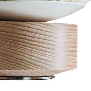 Bebop, lampada da tavolo orientabile con sfere ecru 17cm - Upcycling - Lampade da tavolo - La Case de Cousin Paul