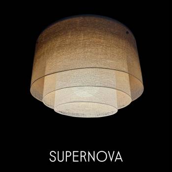 Paralume cilindrico Supernova Sabbia - L - Paralume Supernova - La Case de Cousin Paul