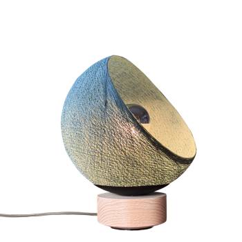 Bebop, verstelbare tafellamp met ballampen groen grijs - Upcycling - Tafellamp - La Case de Cousin Paul