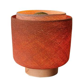 Havana und nude Tulipe table lamp - Upcycling - Offers - La Case de Cousin Paul