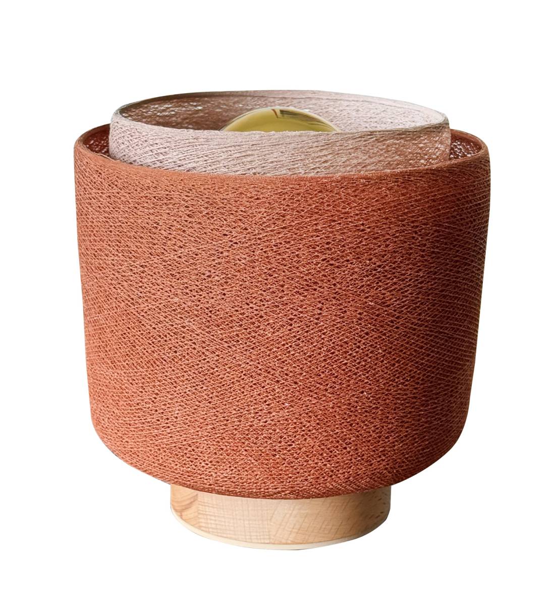 Havanna und Nude Tulipe -Tischlampe - Upcycling - Angebote - La Case de Cousin Paul