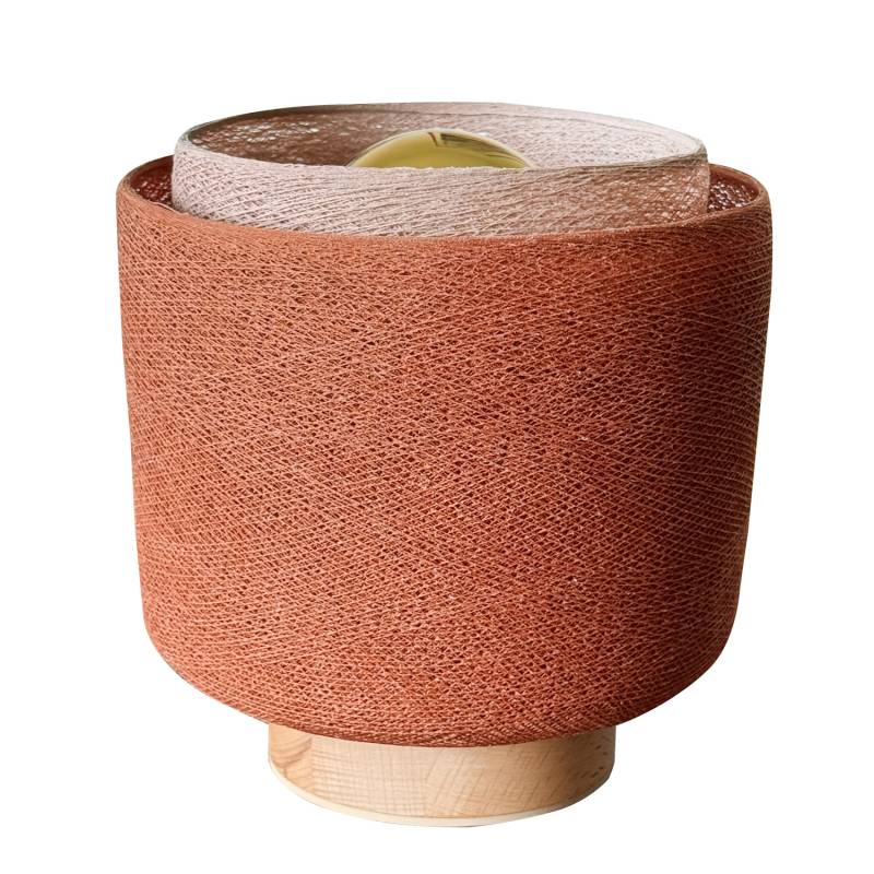 Havanna und Nude Tulipe -Tischlampe - Upcycling - Angebote - La Case de Cousin Paul