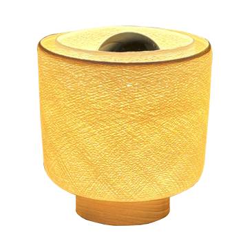 Lampada da tavolo Tulipe - ecru e bianco - Upcycling - Promozioni - La Case de Cousin Paul