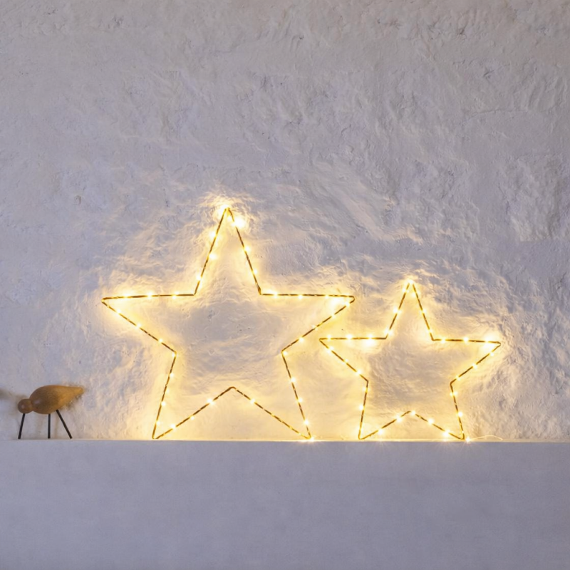 Decoración de luz estrella - Décoration lumineuse - La Case de Cousin Paul