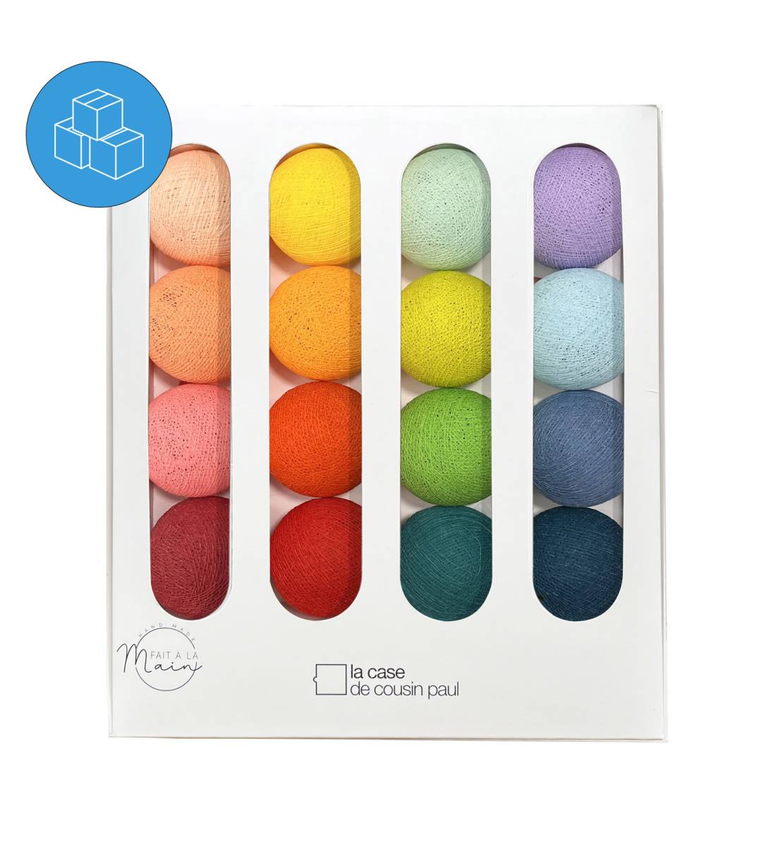 Rainbow - Multifunktionale LED-Lichterkette - Multifunktionale LED-Girlande - La Case de Cousin Paul