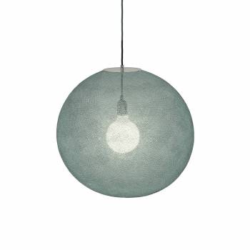 Globe Green Grey Ø 67cm with its suspension - Single Pendant lamp - La Case de Cousin Paul