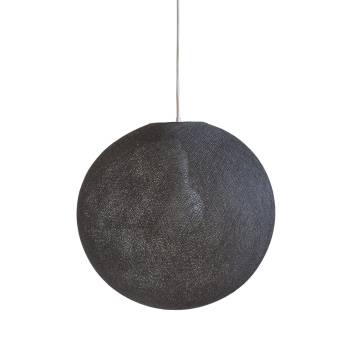 Globo bi Antracite anco Ø 50cm con sospensione - Sospensione semplice - La Case de Cousin Paul