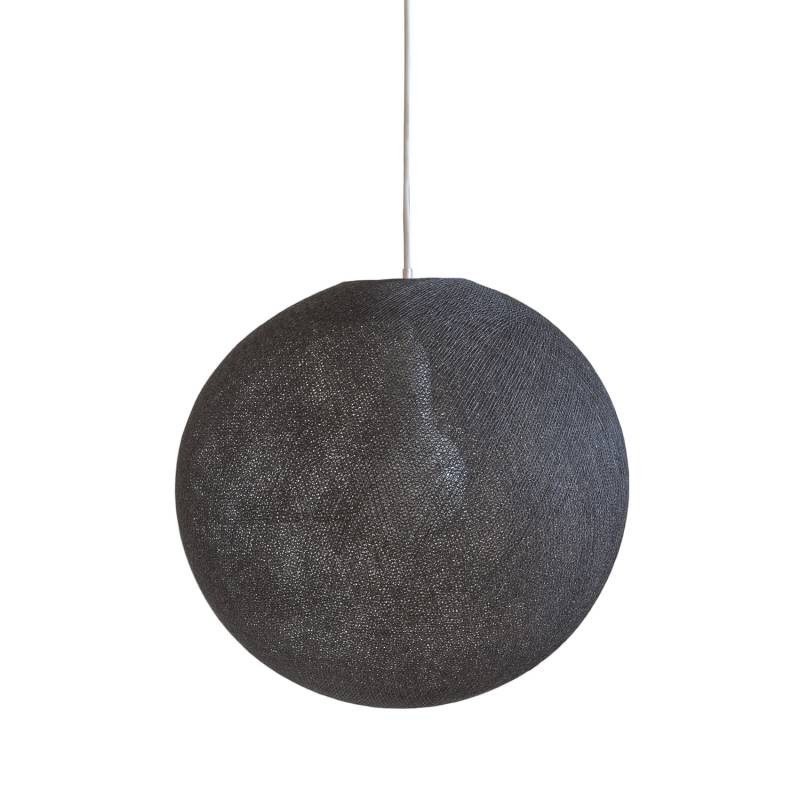 Globo bi Antracite anco Ø 50cm con sospensione - Sospensione semplice - La Case de Cousin Paul