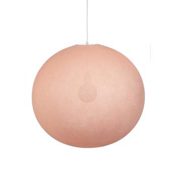 Globe blush Ø 67cm with its s - Single Pendant lamp - La Case de Cousin Paul