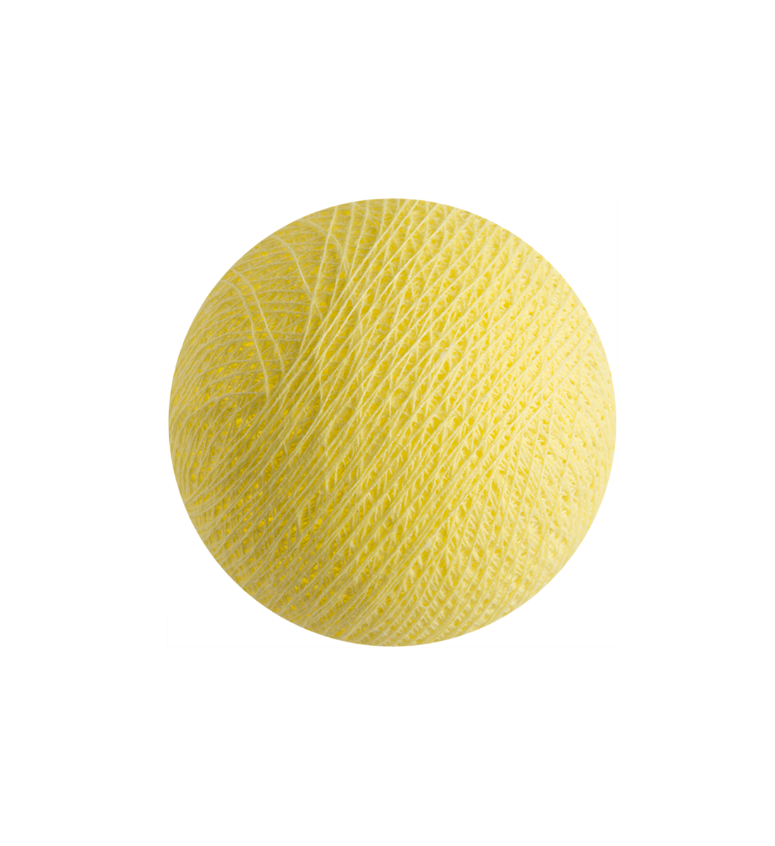 boule pour guirlande veilleuse jaune clair - Boules veilleuses bébé - La Case de Cousin Paul