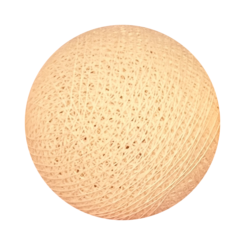 boule pour guirlande veilleuse litchi - Boules veilleuses bébé - La Case de Cousin Paul