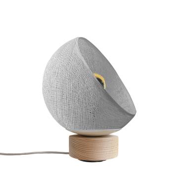 Bebop, adjustable table lamp with globe perle 17cm - Upcycling - Table lamp - La Case de Cousin Paul