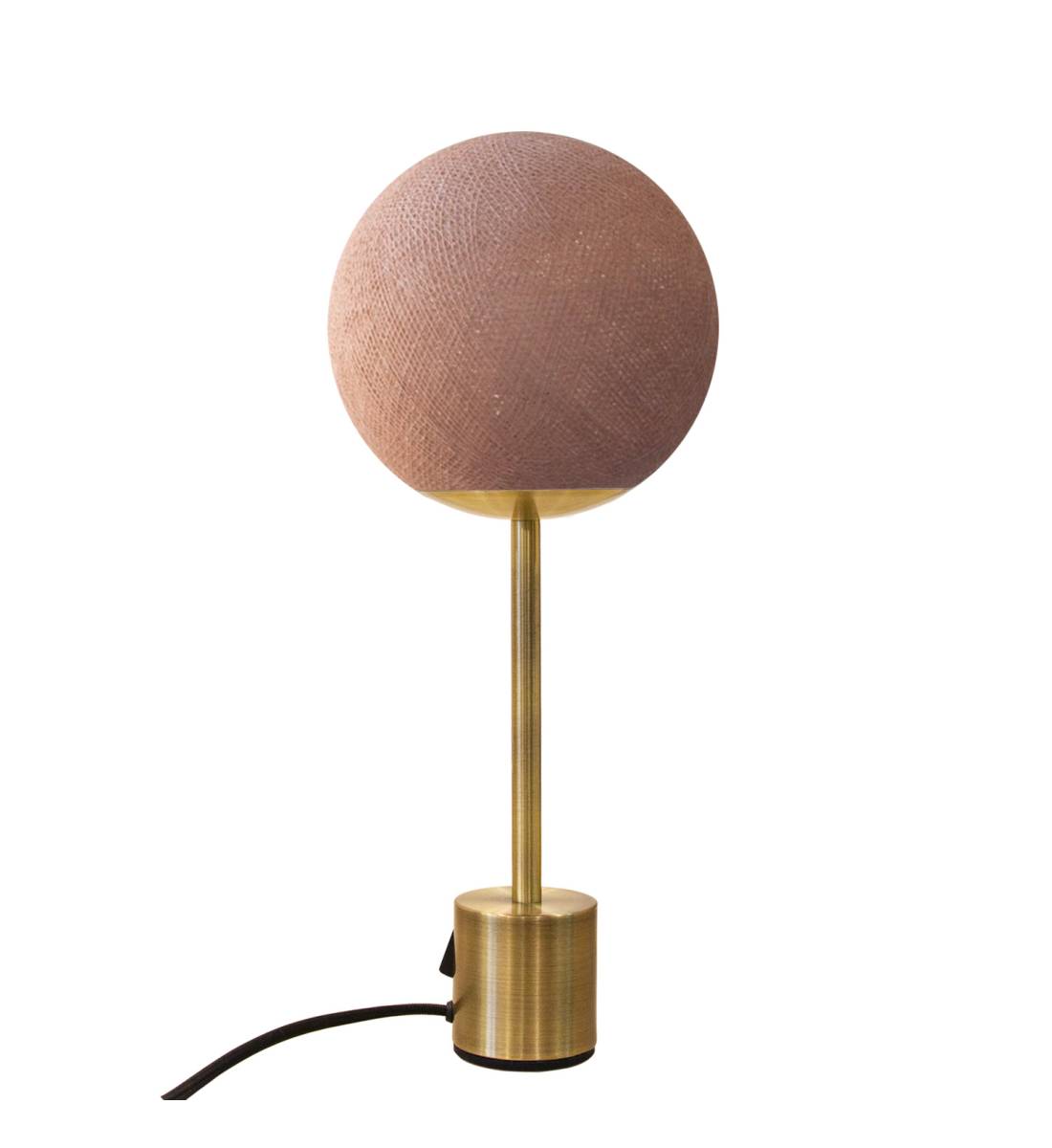 Messing-Lampe APAPA - Nude - Upcycling - Lampe Apapa - La Case de Cousin Paul