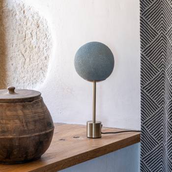 Messing-Lampe APAPA - Vert de Gris - Upcycling - Lampe Apapa - La Case de Cousin Paul