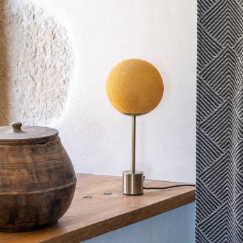 Lampe APAPA messing - Camel - Upcycling - Lamp Apapa - La Case de Cousin Paul