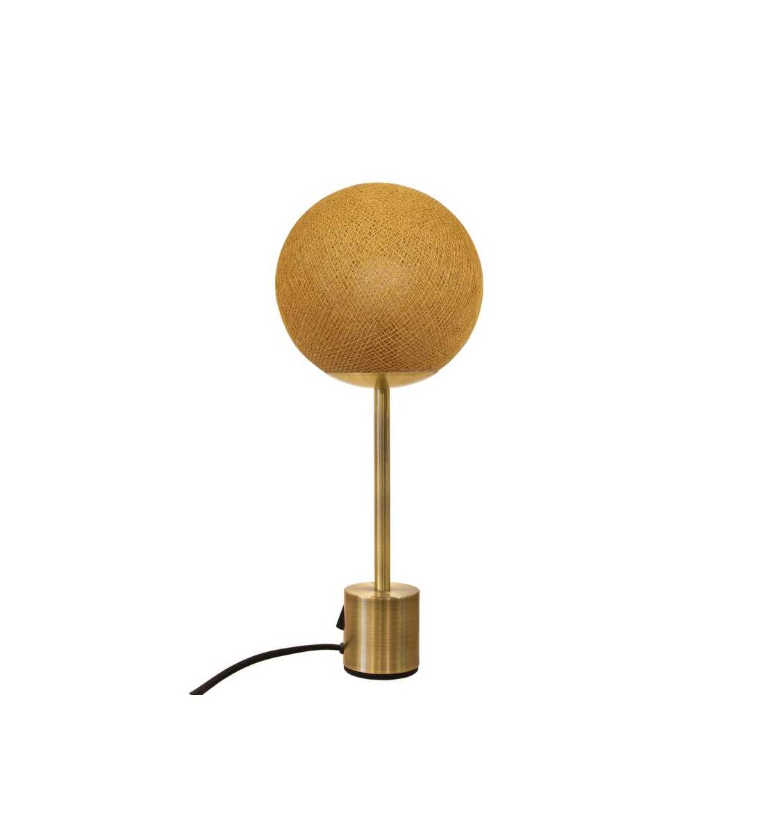 Lampe APAPA messing - Tabac - Upcycling - Lamp Apapa - La Case de Cousin Paul