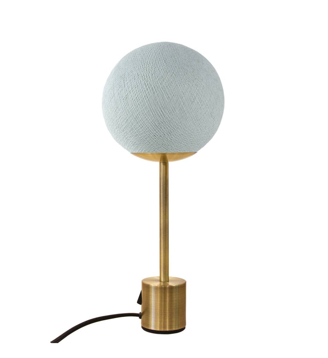 Lampe APAPA latón - Azur - Upcycling - Lámpara Apapa - La Case de Cousin Paul