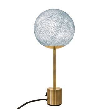 Lampe APAPA messing - Azur - Upcycling - Lamp Apapa - La Case de Cousin Paul