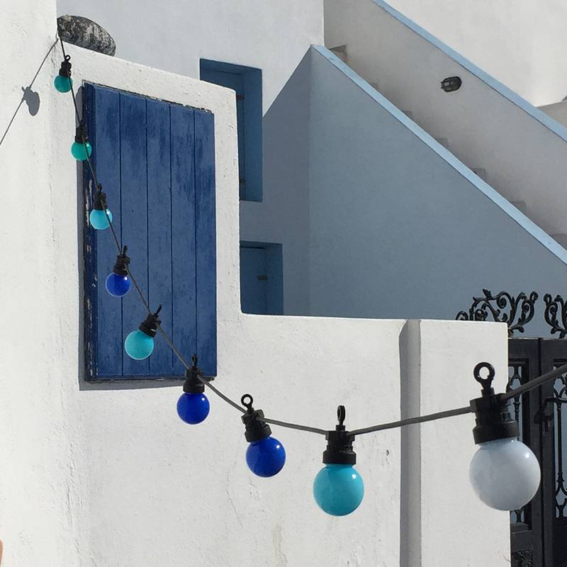 Blauwe slinger Guinguette - 5m - Guinguette slingers - La Case de Cousin Paul