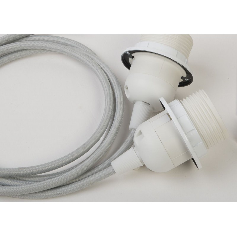 Suspension double - Gris clair Suspension double - Gris clair