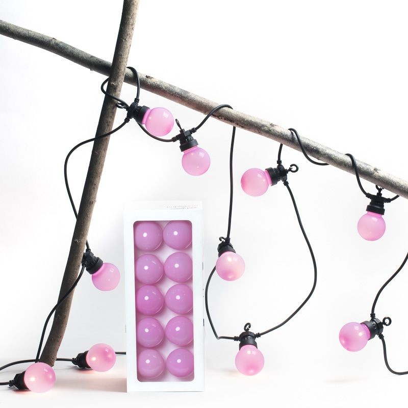 coffret guirlande LED guinguette litchi coffret guirlande LED guinguette litchi