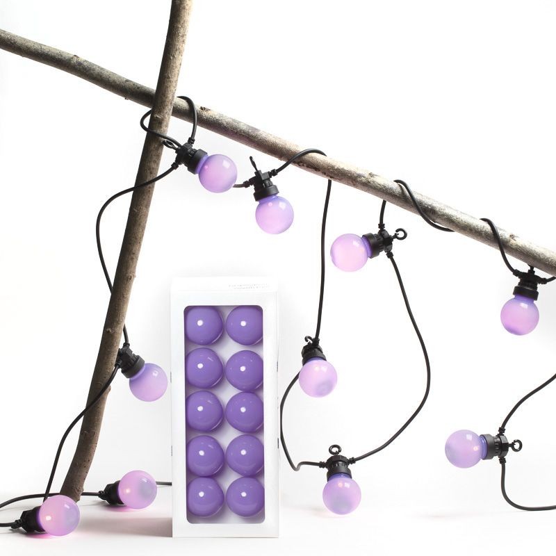 coffret guirlande LED guinguette lavande coffret guirlande LED guinguette lavande