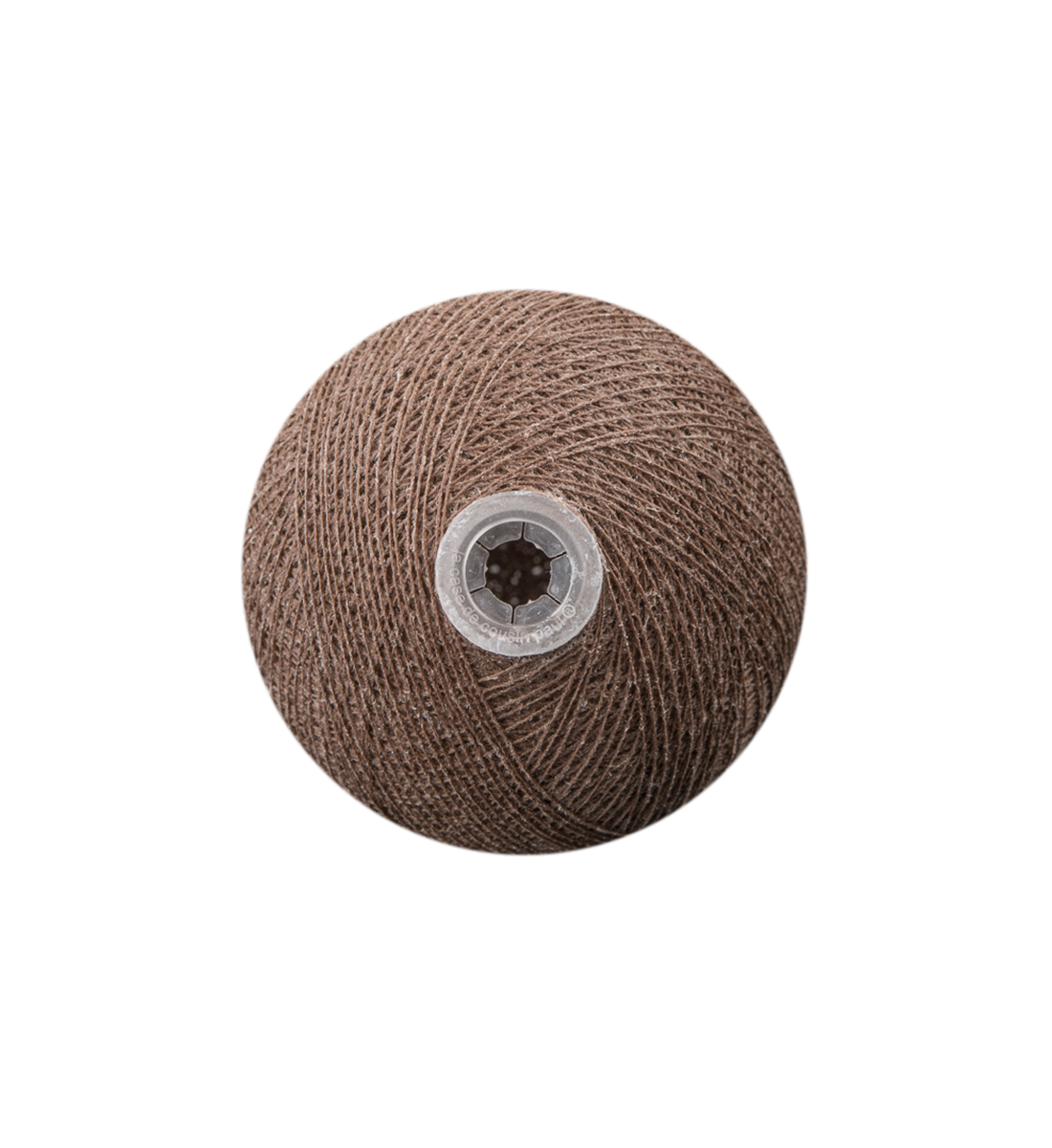 boule tissée pour guirlande Premium marron glacé - Boules Tissées Premium - La Case de Cousin Paul