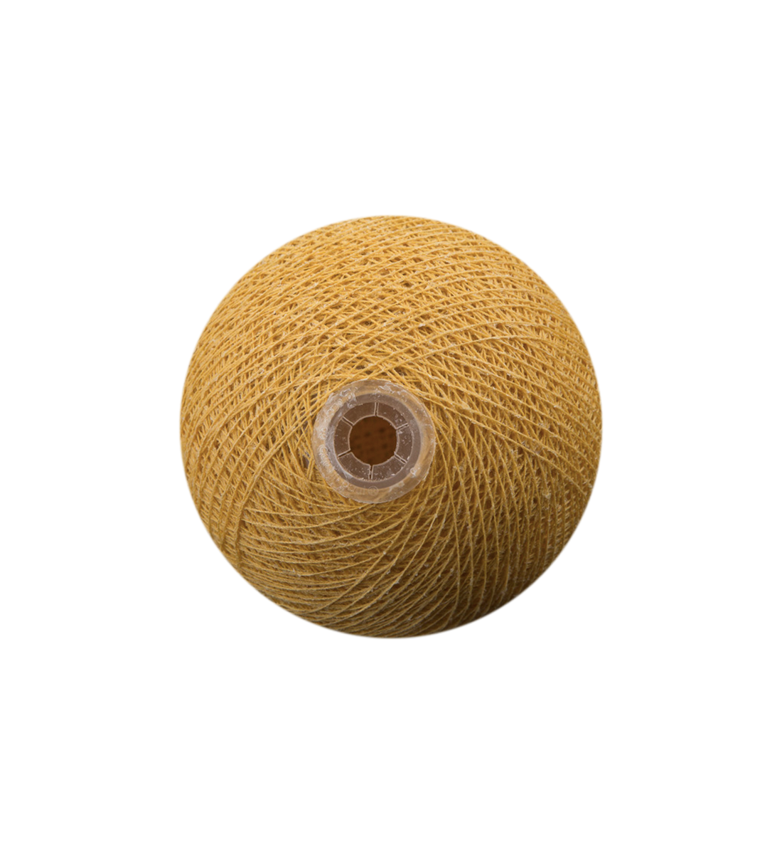 boule tissée pour guirlande Premium moutarde - Boules Tissées Premium - La Case de Cousin Paul
