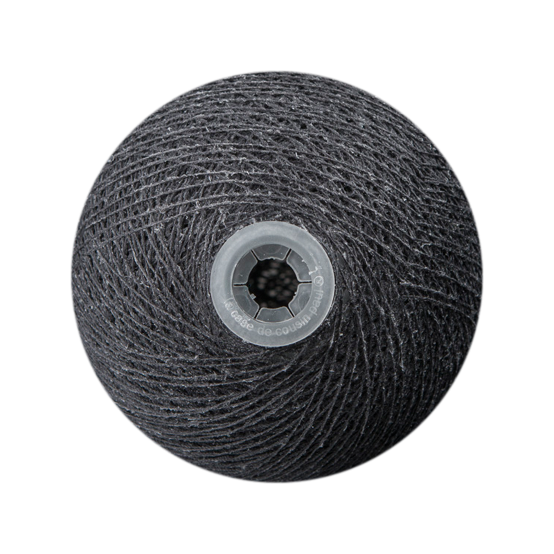 boule tissée pour guirlande Premium anthracite - Boules Tissées Premium - La Case de Cousin Paul boule tissée pour guirlande Premium anthracite - Boules Tissées Premium - La Case de Cousin Paul