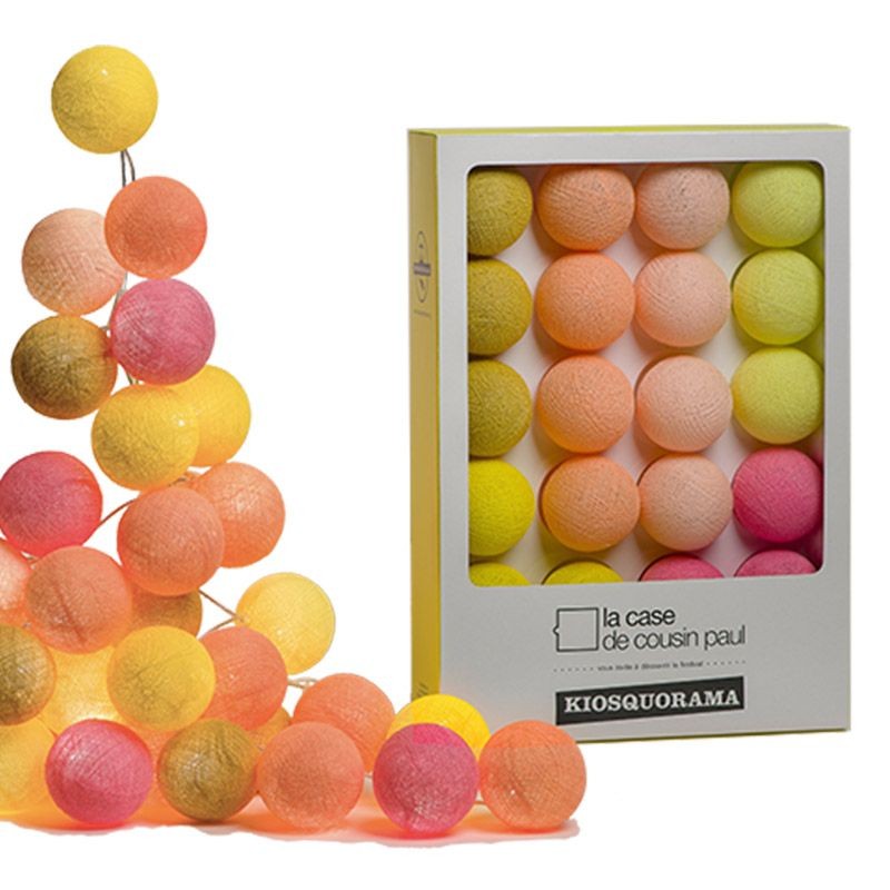 guirlande lumineuse l'original kiosquorama rose jaune guirlande lumineuse l'original kiosquorama rose jaune