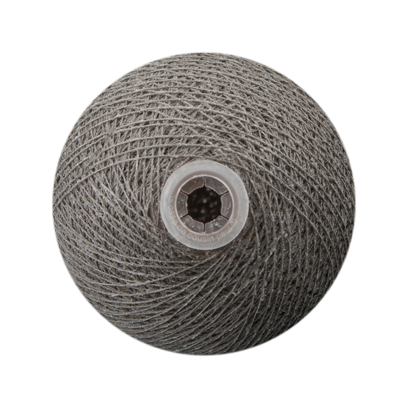 boule tissée pour guirlande Premium graphite - Boules Tissées Premium - La Case de Cousin Paul