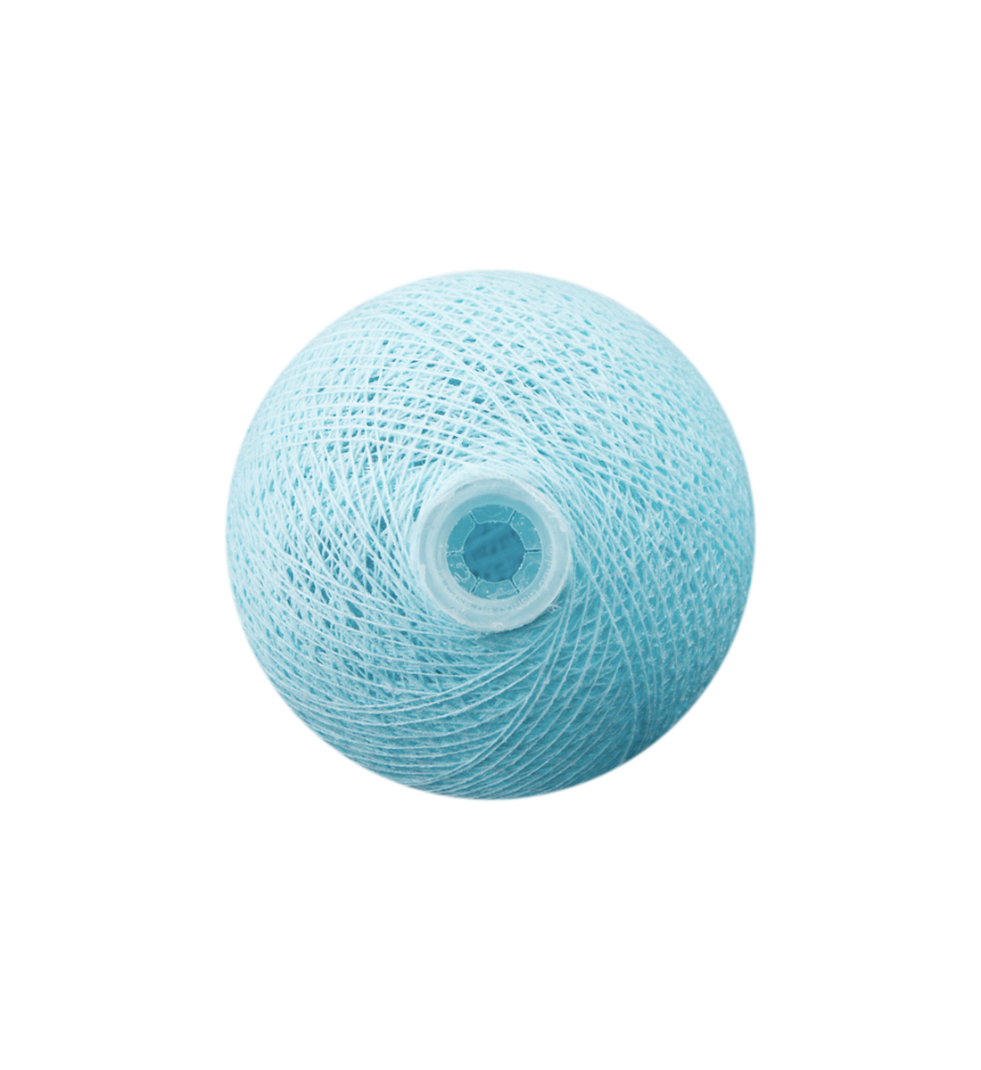 boule tissée pour guirlande Premium bleu ciel - Boules Tissées Premium - La Case de Cousin Paul