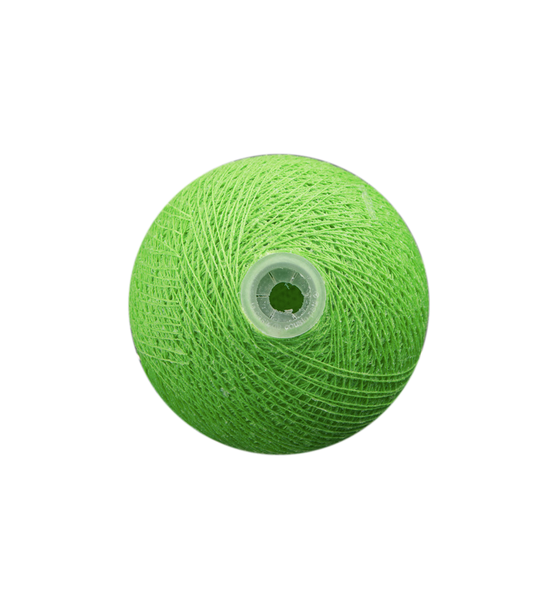 boule tissée pour guirlande Premium vert flash - Boules Tissées Premium - La Case de Cousin Paul