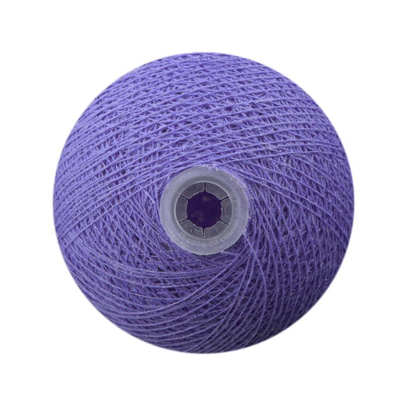boule tissée pour guirlande Premium parme - Boules Tissées Premium - La Case de Cousin Paul