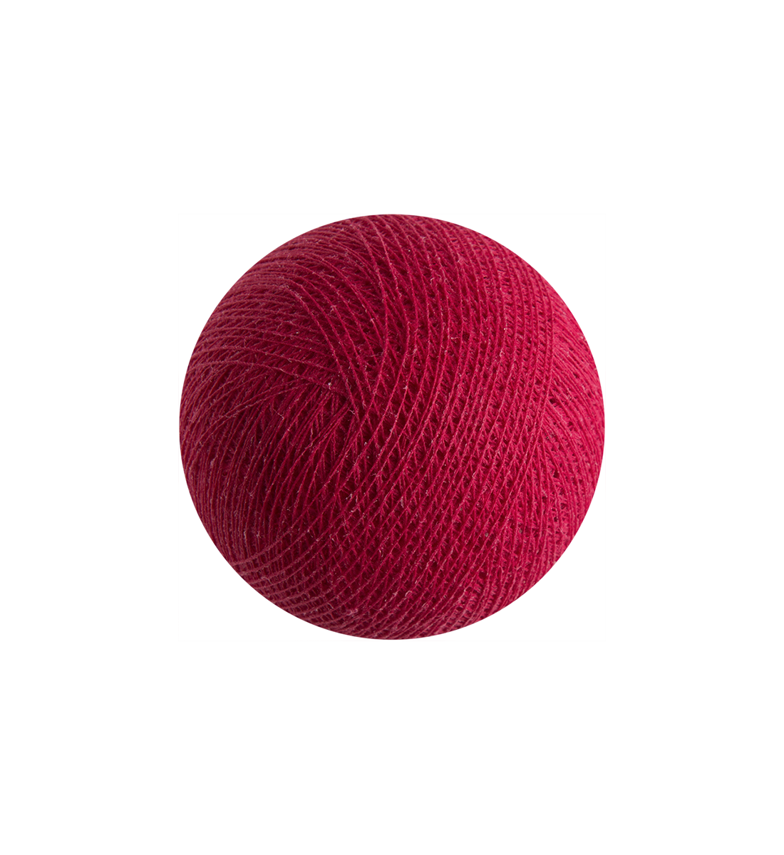 boule tissée pour guirlande Premium framboise - Boules Tissées Premium - La Case de Cousin Paul