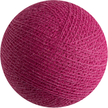 boule tissée pour guirlande Premium fuchsia - Boules Tissées Premium - La Case de Cousin Paul