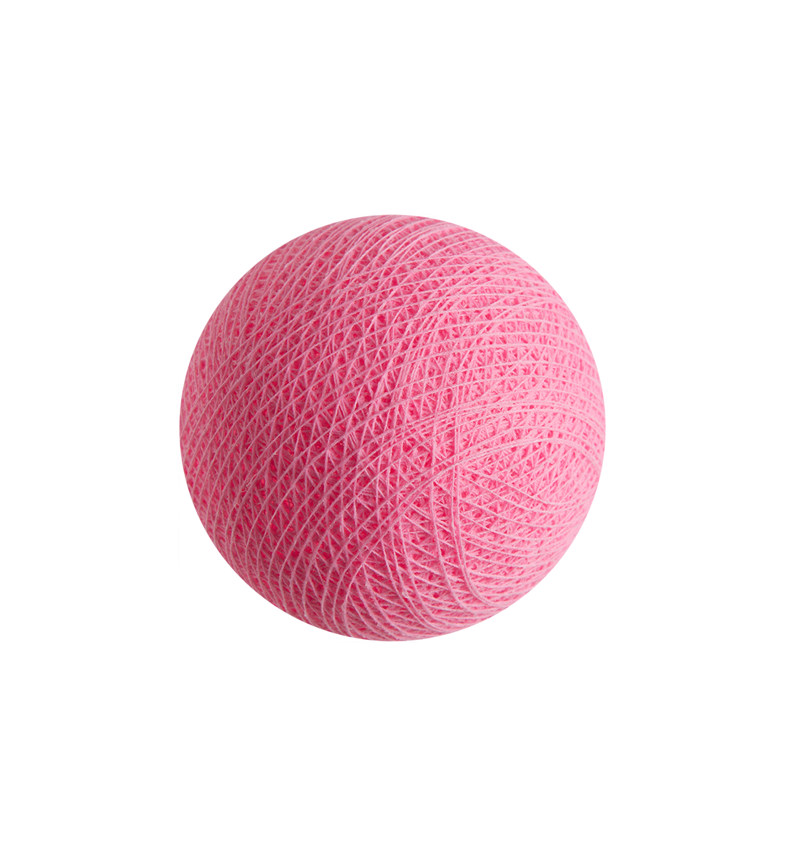 boule tissée pour guirlande Premium rose clair - Boules Tissées Premium - La Case de Cousin Paul