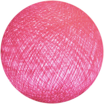 boule tissée pour guirlande Premium rose clair - Boules Tissées Premium - La Case de Cousin Paul