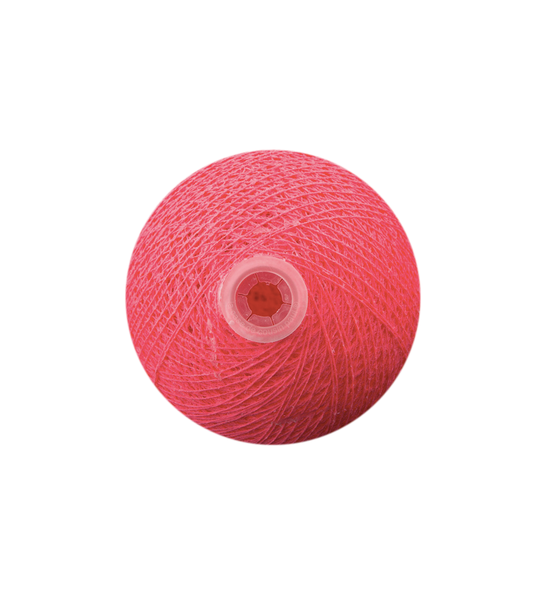boule tissée pour guirlande Premium rose bonbon - Boules Tissées Premium - La Case de Cousin Paul