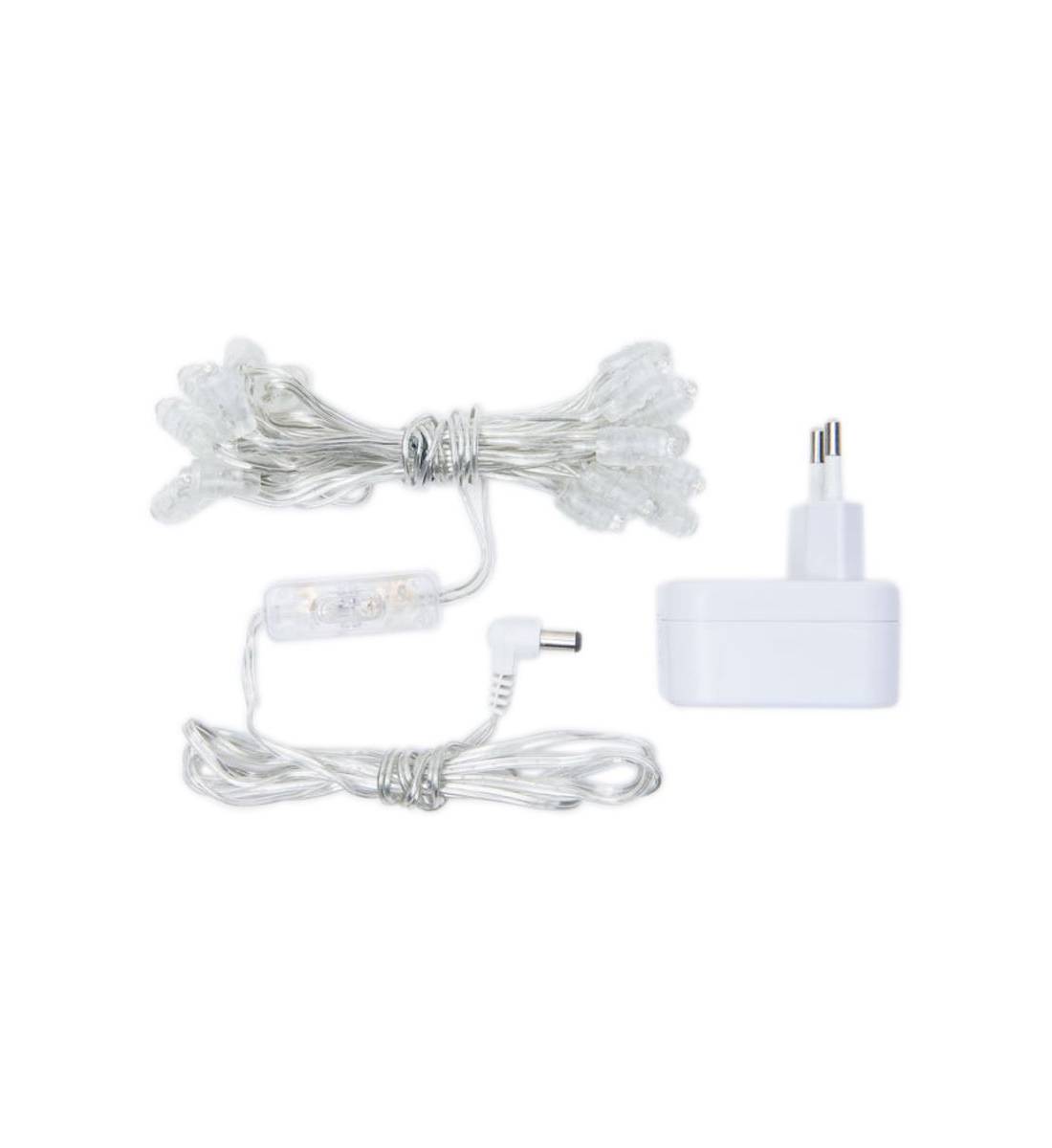 Guirlande Premium - 20 LED câble transparent CE - Accessoires Premium - La Case de Cousin Paul