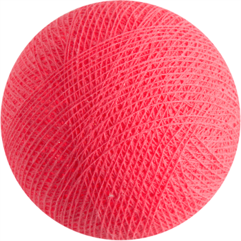 boule tissée pour guirlande Premium rose bonbon - Boules Tissées Premium - La Case de Cousin Paul